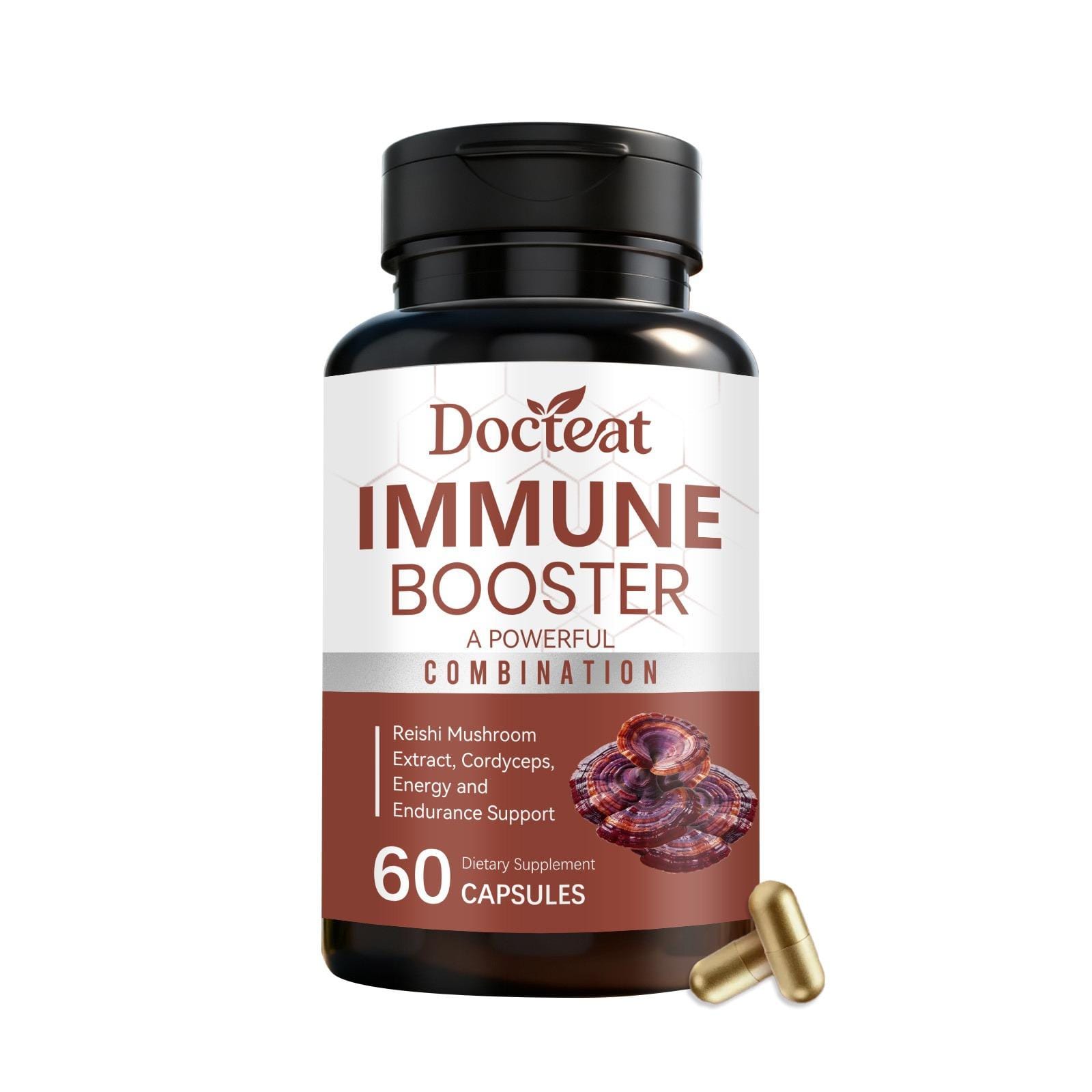 Reishi & Cordyceps powder extract Capsules